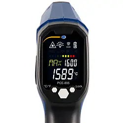Laser Thermometer PCE-895 Display