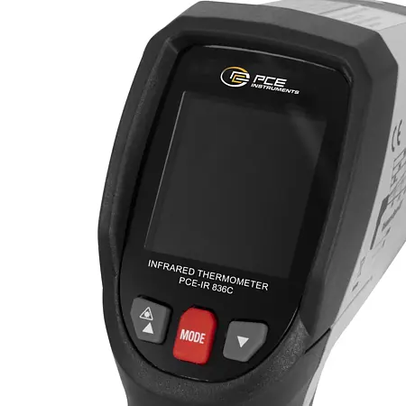 Laser Thermometer Bedienfeld