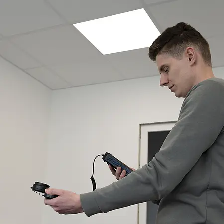 Luxmessgerät / Luxmeter Anwendungsbild