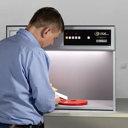 Leuchtkabine Anwendungsbild