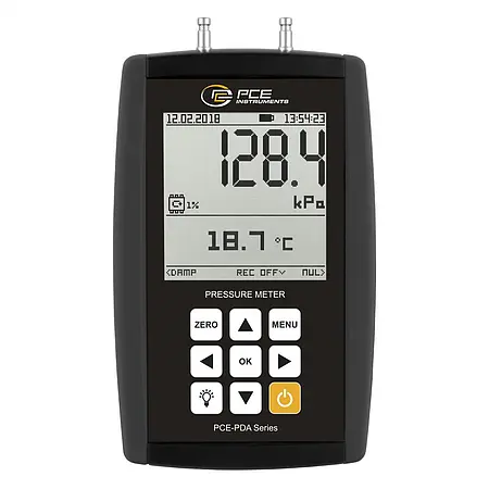 Luft-Messtechnik Manometer Frontal