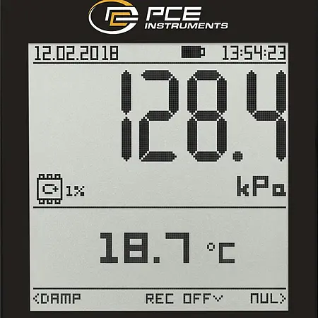 Luft-Messtechnik Manometer Display