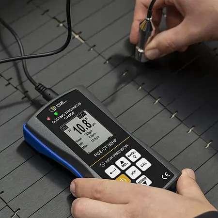 Materialdickenmessgerät Anwendungsbild