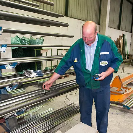 Materialprüfgerät Anwendungsbild