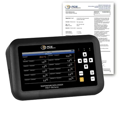Messgerät für Heizungsanlagen / Heizungsbauer PCE-T 1220-ICA