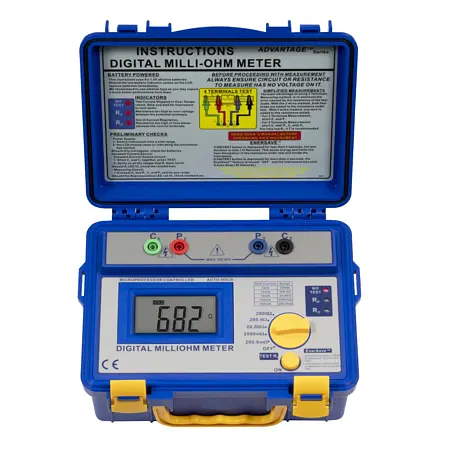 Mikro-, Milli-, Megohmmeter Frontal