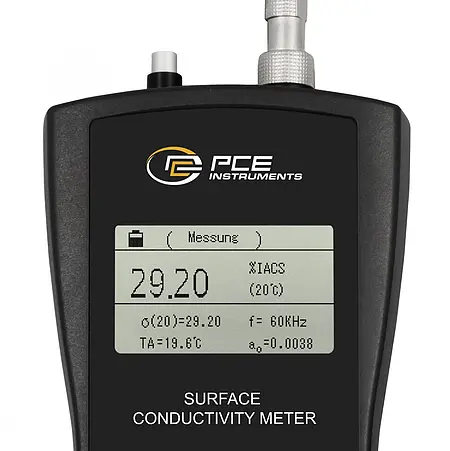 NDT Prüfgerät Display