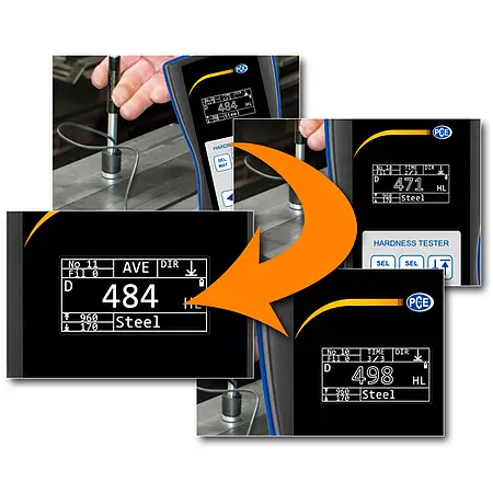 NDT Prüfgerät PCE-2000N Ablauf