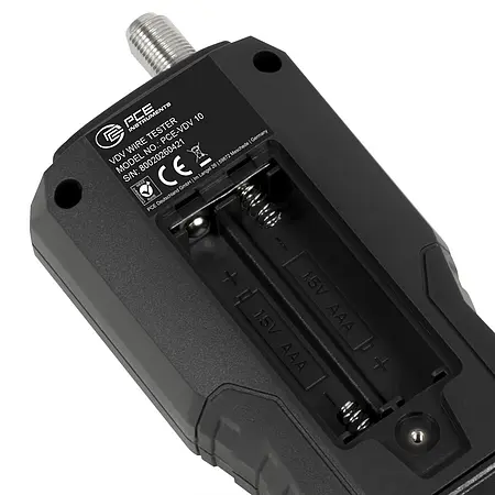 Netzwerktester Batteriefach