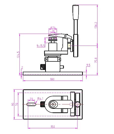 PCE-SJJ031 Univerzális Jig Sketch