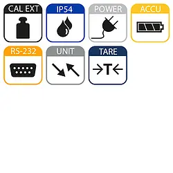 Icons Plattformwaage PCE-EP 150P2