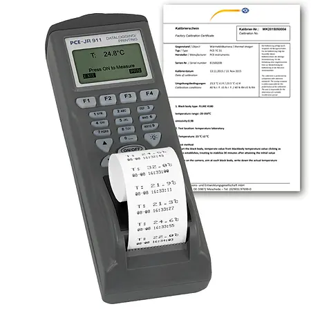 Pyrometer PCE-JR 911-ICA inkl. ISO-Kalibrierzertifikat