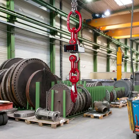 Schwerlastwaage Anwendung 