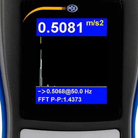 Maschinenschwingungen PCE-VM 20 Display