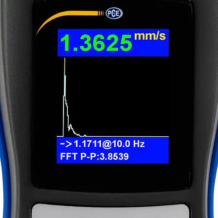 Maschinenschwingungen PCE-VM 20 Display