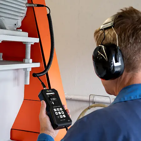 Schwingungsmessgerät Anwendung