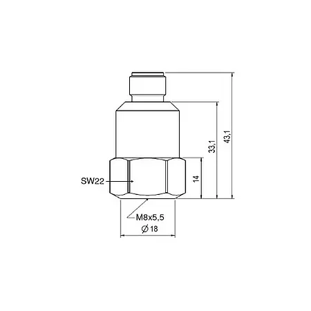 PCE-AC420-215 Skizze Abmessungen