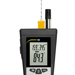 SHK Messgerät für Feuchte / Temperatur PCE-320 Display