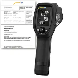 SHK Messgerät für Temperatur PCE-ILD 10-ICA inkl. ISO-Kalibrierzertifikat