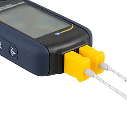 SHK Messgerät für Temperatur PCE-T312N Anschlüsse