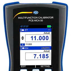 Multifunktions-Kalibrator PCE-MCA 50 Display