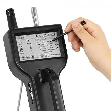 Staubmessgerät Anwendungsbild