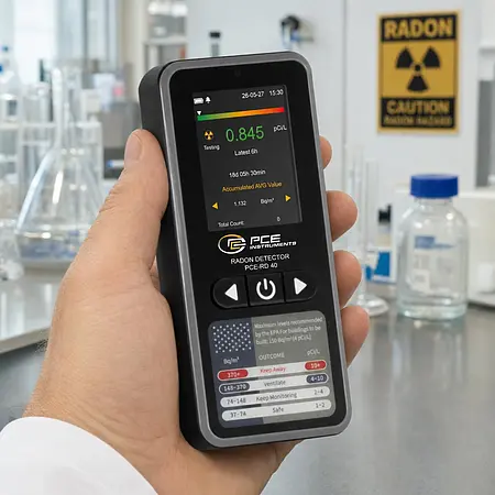 Strahlenschutzmessgerät Anwendungsbild