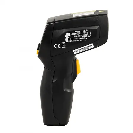 Temperaturmesser Seitenansicht