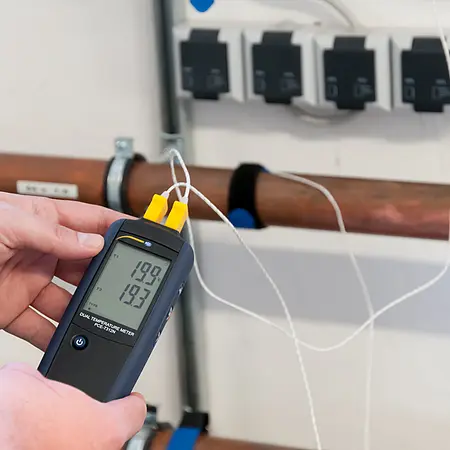 Temperaturmesser Anwendung