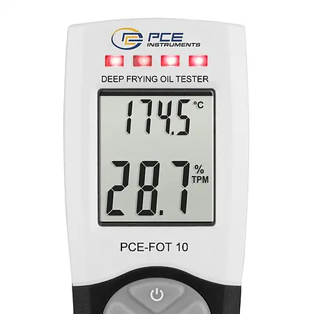 Thermometer für Frittieröl Display