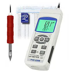 Umwelt Messtechnik pH-Meter PCE-228M-ICA inkl. ISO-Kalibrierzertifikat
