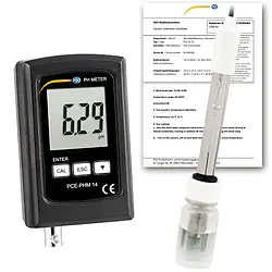 Umwelt Messtechnik pH-Meter PCE-PHM 14-ICA inkl. ISO-Kalibrierzertifikat