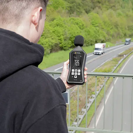 Umweltmessgerät Anwendungsbild