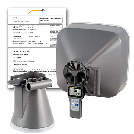 Umweltmesstechnik Anemometer PCE-VA 20-SET-ICA inkl. ISO-Kalibrierzertifikat