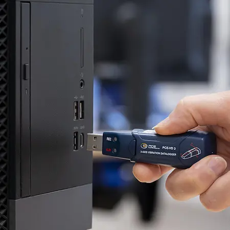 USB Datenlogger / PDF Datenlogger Anwendungsbild