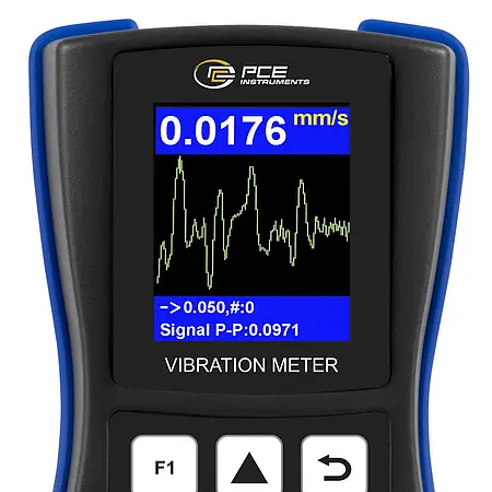 Vibrationsmessgerät / Vibrationsmesser Display