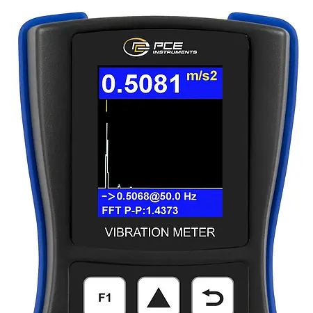 Vibrationsmessgerät / Vibrationsmesser Display