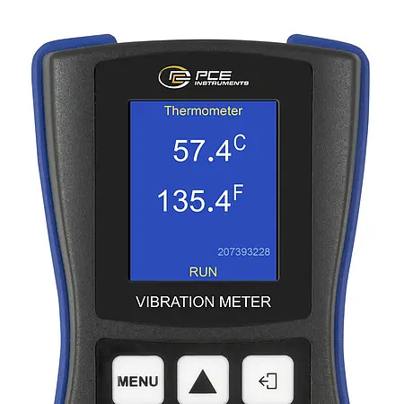 Vibrationsmessgerät / Vibrationsmesser Display