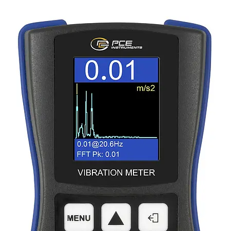 Vibrationsmessgerät / Vibrationsmesser Display