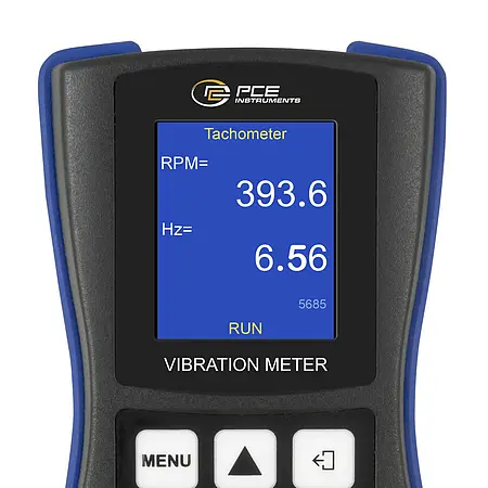 Vibrationsmessgerät / Vibrationsmesser Display