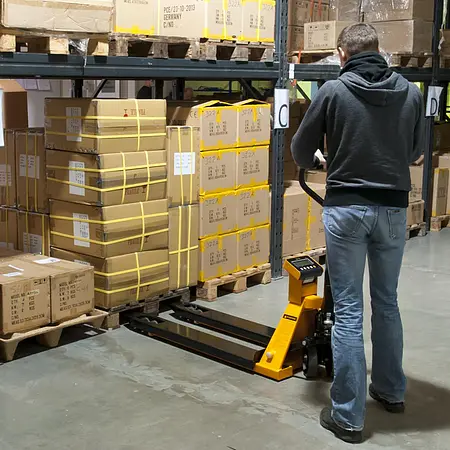 Logistikwaagen / Waage für die Logistik Anwendungsbild