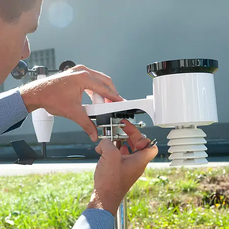 Wetterstation mit Außensensor Füße