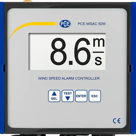 Wind Warnanlage PCE-WSAC 50W Display