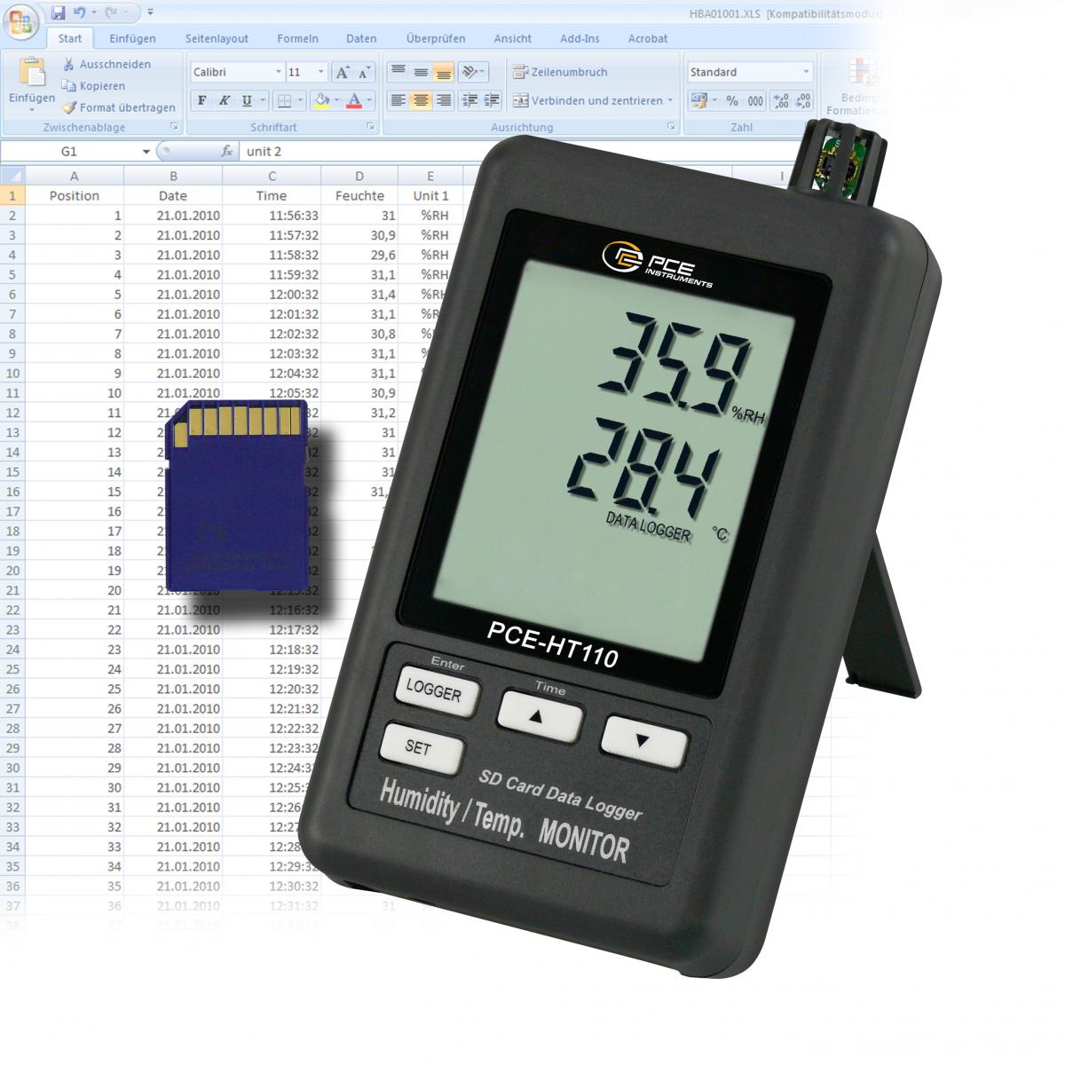 Condition Monitoring Thermometer PCE-HT110