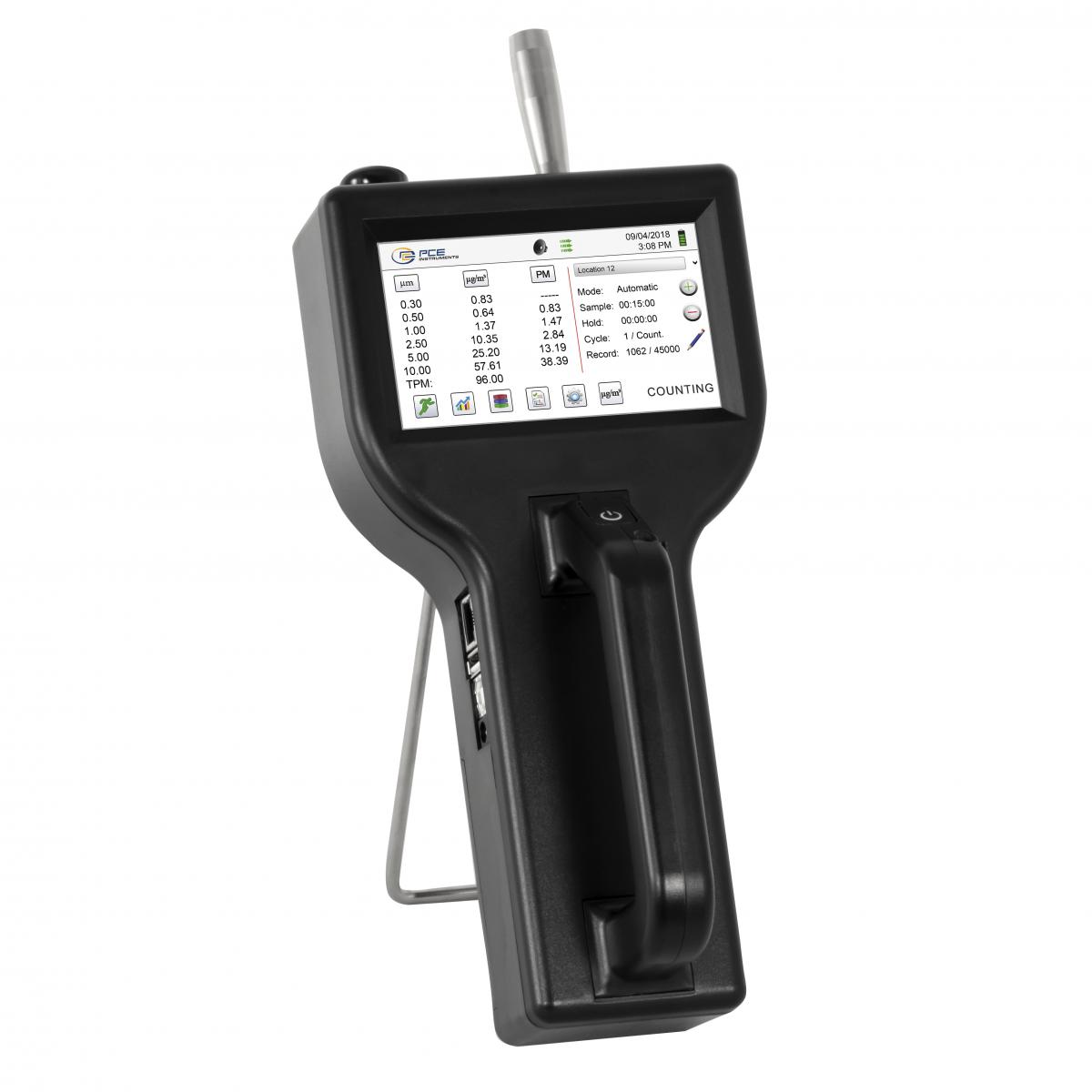 Partikelzähler PCE-PQC 13EU inkl. Kalibrierzertifikat