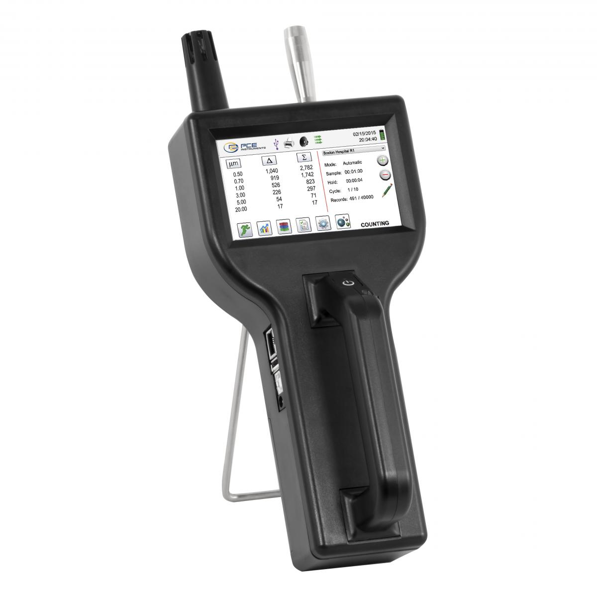 Partikelzähler PCE-PQC 15EU inkl. Kalibrierzertifikat