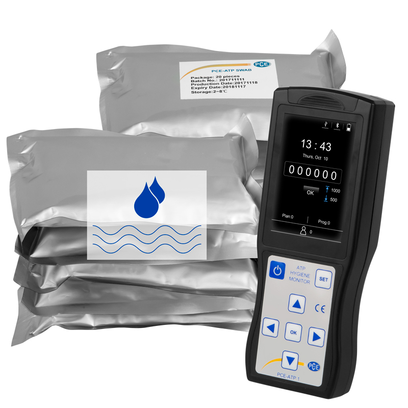 Hygiene / Lebensmittel Prüfgerät PCE-ATP 1-KIT3 für Oberflächen und