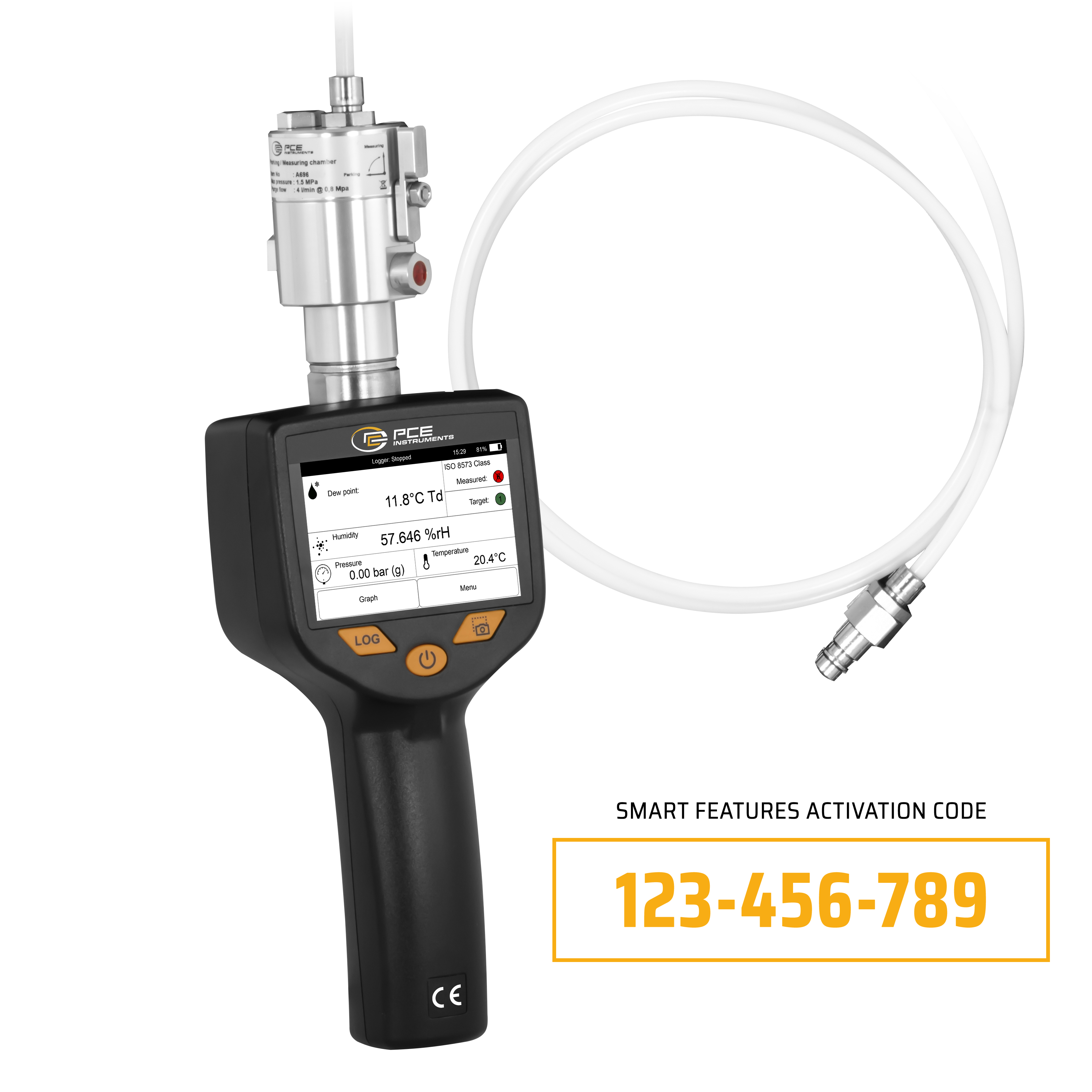 Manometer PCE-DPM 10-SFKIT inkl. Smart Features