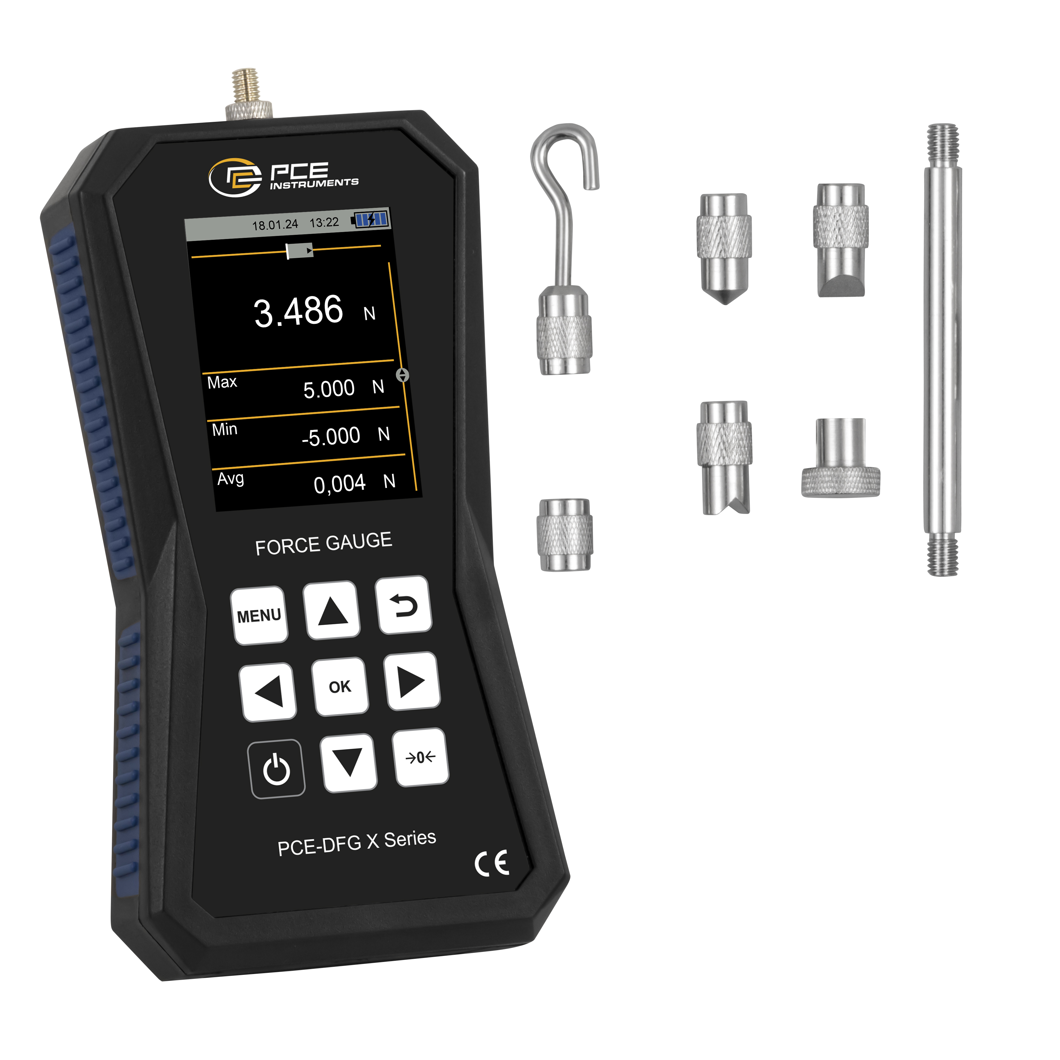Zugspannungsmesser PCE-DFG 5 X