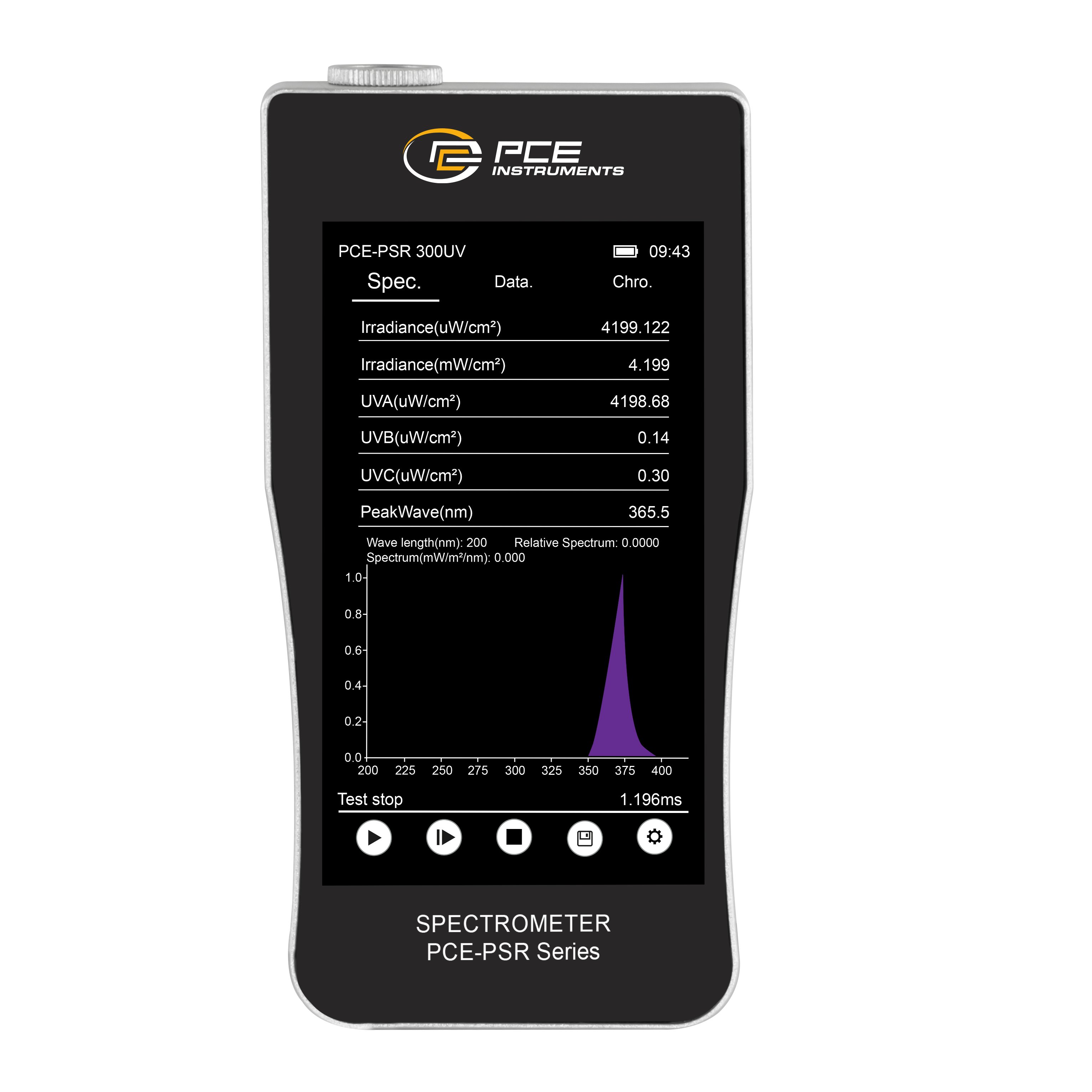 Photometer PCE-PSR 300UV